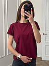 Футболка жіноча ТРИКОТАЖНА базова МАРСАЛА 049/21, фото 5