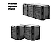 Трьохсекційний компостер 1200л Prosperplast MODULE COMPOGREEN, фото 5
