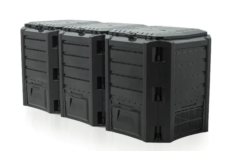 Трьохсекційний компостер 1200л Prosperplast MODULE COMPOGREEN