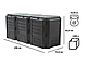 Трьохсекційний компостер 1200л Prosperplast MODULE COMPOGREEN, фото 3