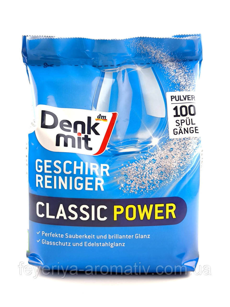 Порошок для посудомийної машини Denkmit Classic Pulver 1,5 кг Німеччина
