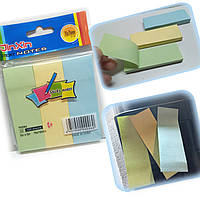 Папір для нотаток (стікери клейкі) C3-3 "Sticky Notes" 76×76 мм, по 100 аркушів 3 кольорів / №2