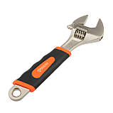 Ключ розвідний Polax з прогумованою рукояткою 200 мм (25-018), фото 9