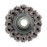 Щітка чашкова 65 мм, для УШМ, М14, кручений дріт Polax (54-159), фото 2