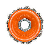 Щітка чашкова 65 мм, для УШМ, М14, кручений дріт Polax (54-159), фото 3