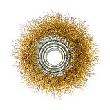 Щітка чашкова 65 мм, для УШМ, М14, гофр. пров., латунована Polax (54-175), фото 2