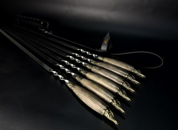 Набір шампурів у сагайдаку Люкс Nb Art Щука ясен 6 предметів 47330150