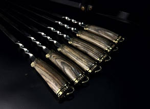 Набір шампурів у сагайдаку Люкс Nb Art Скорпіон ясен 6 предметів 47330151, фото 4