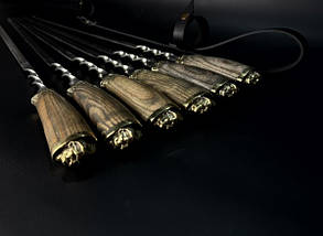 Набір шампурів у сагайдаку Люкс Nb Art Козаки ясен 6 предметів 47330153, фото 2