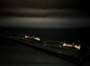 Набір шампурів Люкс Nb Art Звірі з ножем та вилкою в закритому сагайдаку 8 предметів 47330159, фото 3