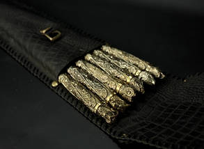 Набір шампурів Люкс Nb Art Звірі з подвійним шампуром у закритому сагайдаку 8 предметів 47330183, фото 4