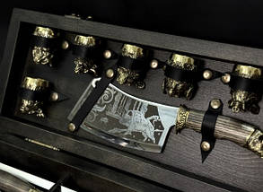 Набір шампурів Люкс Nb Art Звірі Максі в дерев'яному кейсі 15 предметів 47330170, фото 5