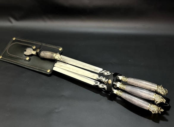 Набір шампурів Люкс Nb Art Звірі ясен у сагайдаку 8 предметів 47330180, фото 1