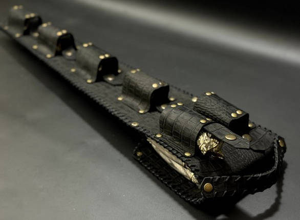 Набір шампурів Люкс Nb Art Звірі з чарками та вилкою в закритому сагайді 13 предметів 47330185, фото 2