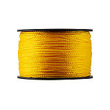 Шнур муляра Polax для будівельних робіт 1,5 мм х 100 м, жовтий (30-009), фото 4
