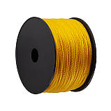 Шнур муляра Polax для будівельних робіт 1,5 мм х 100 м, жовтий (30-009), фото 5