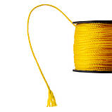 Шнур муляра Polax для будівельних робіт 1,5 мм х 100 м, жовтий (30-009), фото 6
