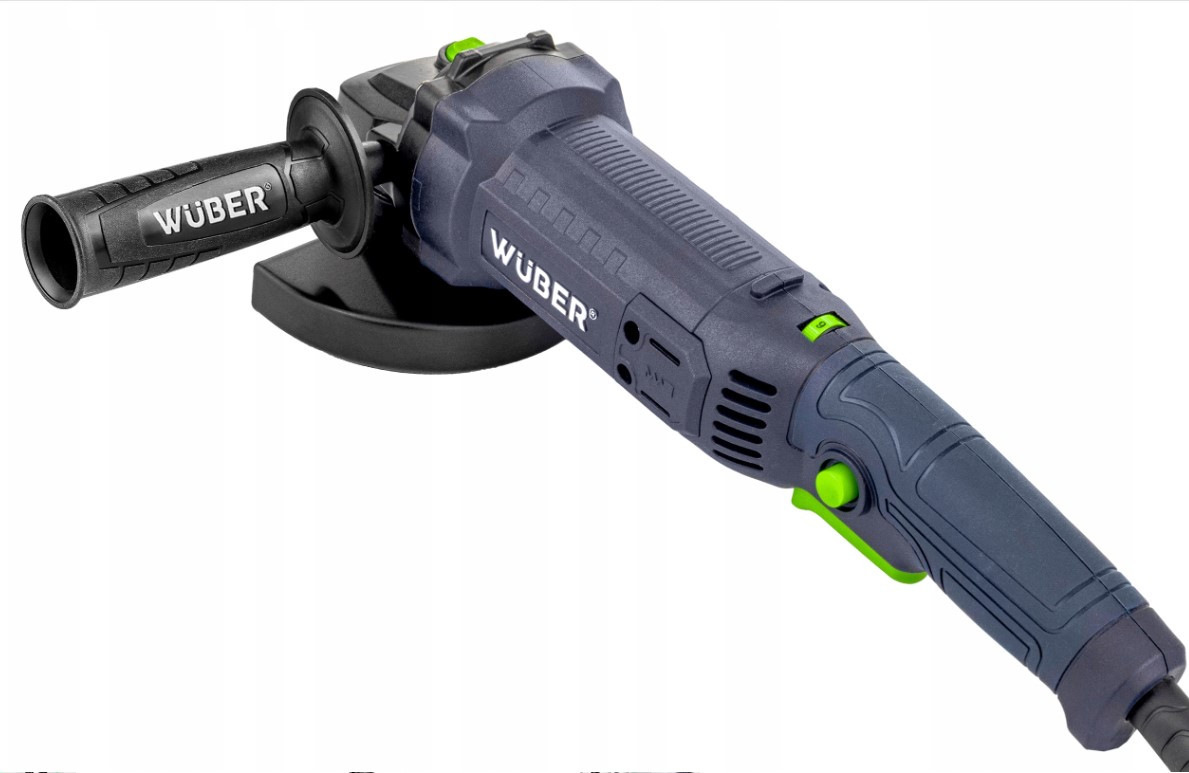 Кутова болгарка для різання 125 мм WUBER 1100 Вт шліфмашина для шліфування та різання металу бетону