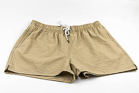 Оптом чоловічі пляжні шорти для купання та прогулянок (арт. 25-15-22/2) бежевий 48-56рр.