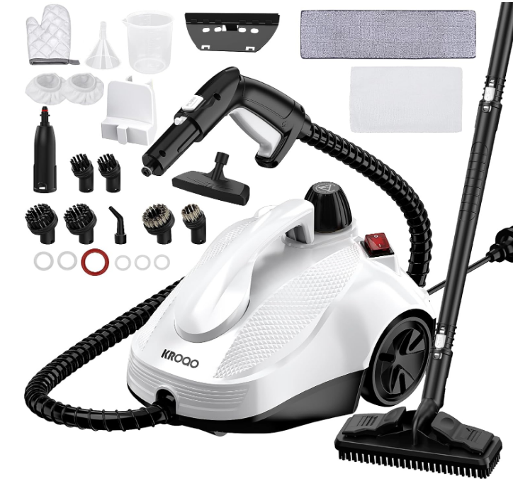 Пароочисник KROQO ручний з 23 аксесуарами