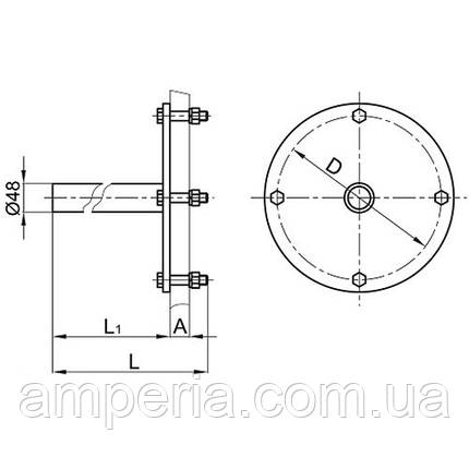Вузол кріплення екрану УКЕ-2А, фото 2