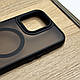 Матовий чохол на iPhone 16 Pro Max з MagSafe. Захищений, чорного кольору, напівпрозорий ззаду Matte Design - фото 4 - id-p2620063612