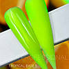 База для нігтів Saga Professional Tropical №6 - салатовий, 9 мл, фото 5