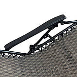 Розкладне крісло шезлонг LEOBRO Zero Gravity у клітинку (HT-167D PLAID), фото 2