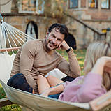 Гамак для саду з навантаженням 130 кг Lungo кремовий — CZILLO, фото 10