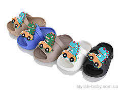 Дитяча колекція літнього взуття гуртом. Дитячі шльопанці 2025 постачальника Sannin (р. с 18 по 24)