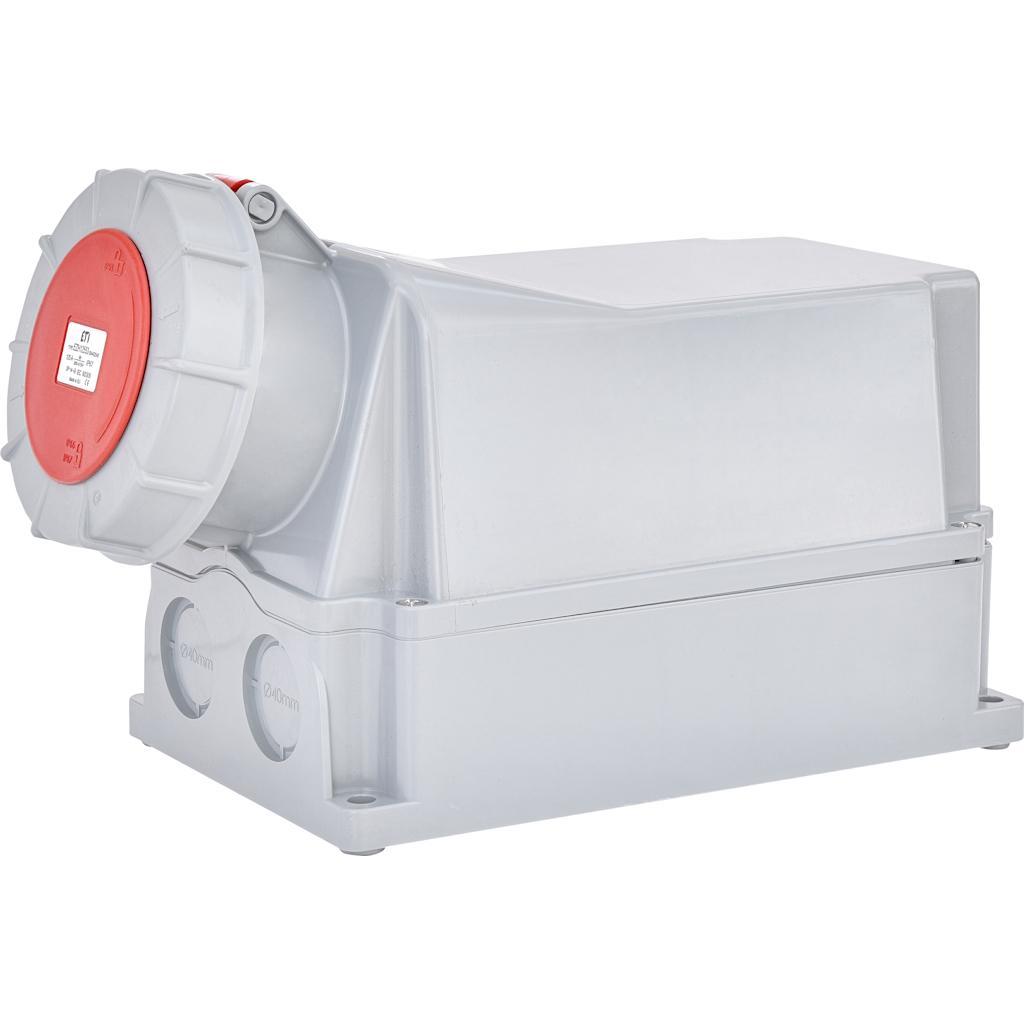 Розетка настінна ETI EZH-12553 125A 400V 3P+N+PE IP67 (4482049), фото 1