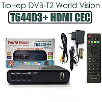 Тюнер DVB-T2 World Vision T644D3+ FM