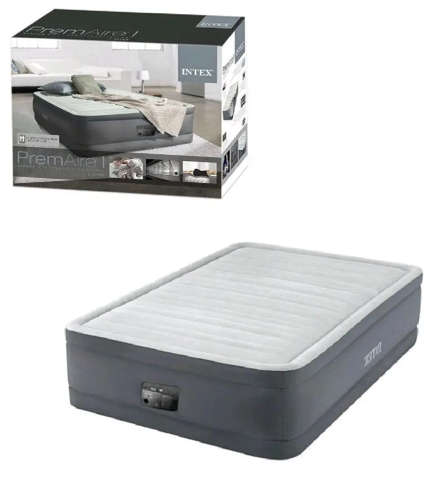 Півторамісне надувне ліжко Intex з вбудованим насосом, 191*137*46см Intex 64904, фото 1