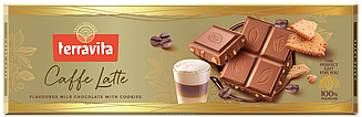 Шоколад молочний Caffe latte 225 TM Terravita Польща