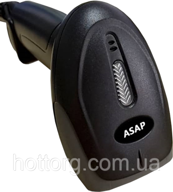 Сканер штрих-кодів ASAP E10R RS232 з підставкою та блоком живлення