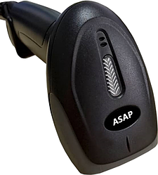 Сканер штрих-кодів ASAP E10R RS232 з підставкою та блоком живлення