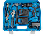 Шуруповерт акумуляторний KRAISSMANN 2133 E-ABS 20/2 (з набором інструментів), фото 6