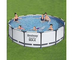 Bestway 56406 (Діаметр 305 x Висота 76см) Каркасний басейн Steel Pro Frame Pool