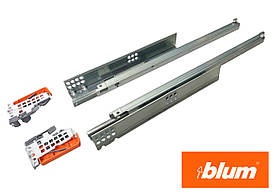 Тандем напрямні часткового висування з дотягувачем Blum під ДСП 19 мм 550F