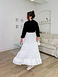 Стильна спідниця креп жатка, фото 5