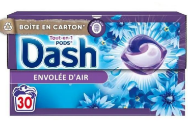 Універсальні капсули для прання Dash Envolée D’Air 30 шт, фото 1