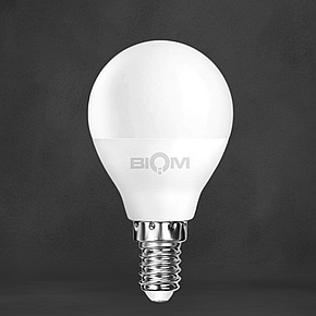 Світлодіодна лампа BIOM G45 "Шар" 4W цоколь Е14 4500К нейтральний білий, фото 3