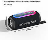 Колонка портативна з підсвічуванням Hopestar P60 Bluetooth 3000 мАг 20 Вт, фото 9