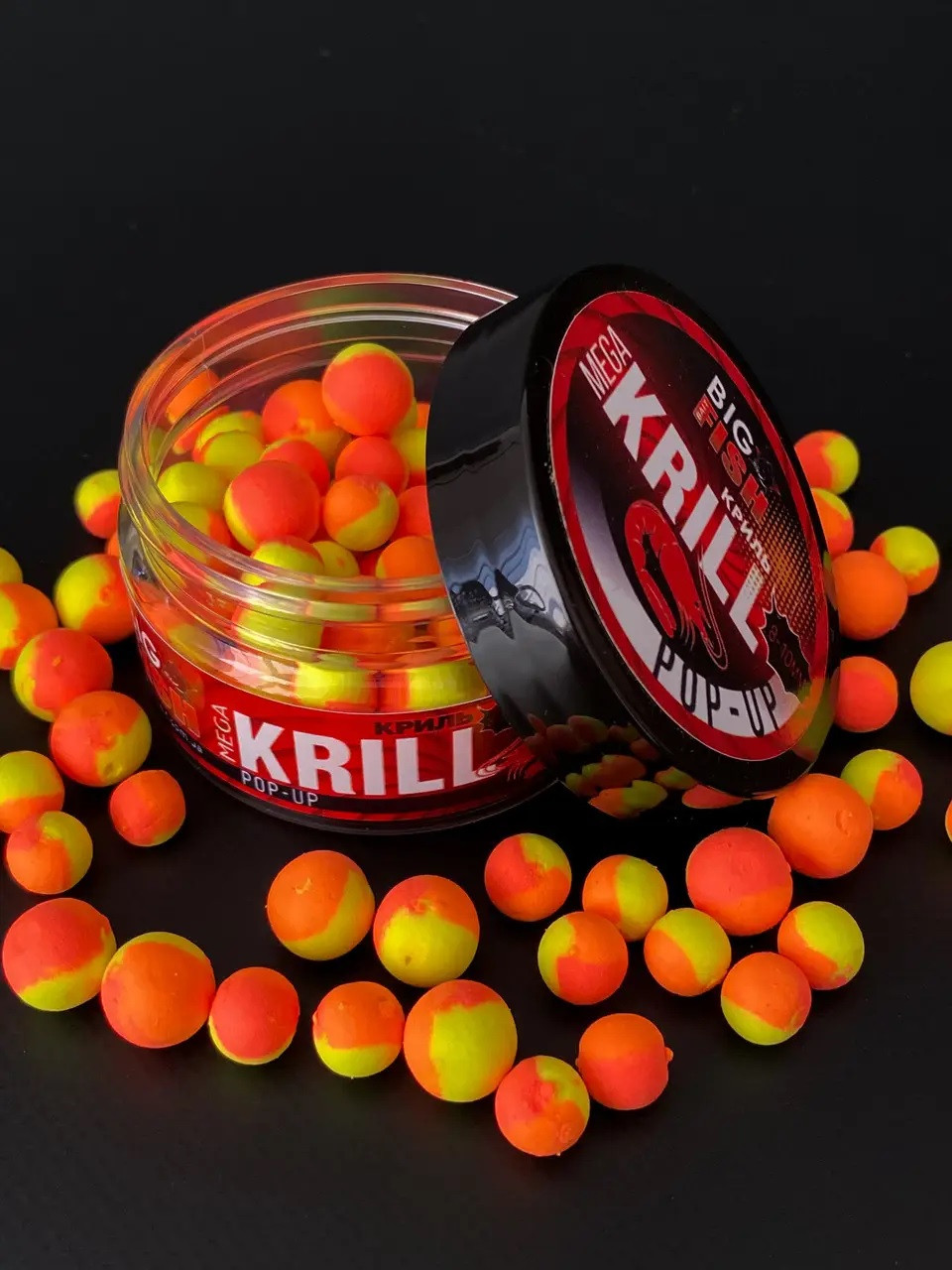 Бойл плаваючий Big Fish Baits Pop-Up Mega KRILL 8-10мм - (криль),БФБ2519, фото 1