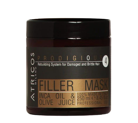 Маска філер для волосся Atricos Prodigious Filler Mask відновлення пошкодженого волосся 500ml