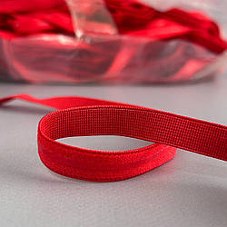 Резинка для бретель 1,2 см із силіконом - червоний