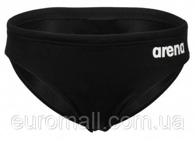 Плавки-сліпи для хлопців Arena TEAM SWIM BRIEFS SOLID чорний, білий Діти 116 см, фото 1