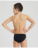Плавки-сліпи для хлопців Arena TEAM SWIM BRIEFS SOLID чорний, білий Діти 116 см, фото 4