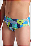 Плавки-сліпи для хлопчиків Arena WALLPAPER SWIM BRIEFS мультиколор Діти 164 см, фото 4
