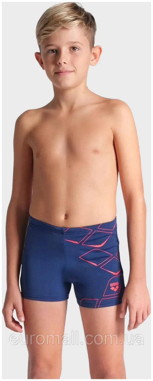 Плавки-шорти для хлопчиків Arena LOSANGE GRAPHIC SWIM SHORT синій Діти 128 см, фото 1